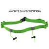 2Pcs Elastic Sport Waist Belts Race Bib Holder Adjustable Running Waistband with 6 Elastic Rings for Triathlon Cycling