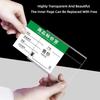 10PCS/Set Multifunctional Acrylic Price Tag Holder Transparent Self Adhesive Label Display Stand Label Sign Shelf Office Use