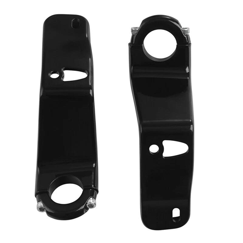 A28G-Vivid Black Mount Bracket Front Fairing Support Fit For Low Rider ST -2025