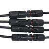 Y Type Solar PV Branch Parallel Cable Connector Adapters 1 To 4 Way Solar Panel Connector For Photovoltaic System