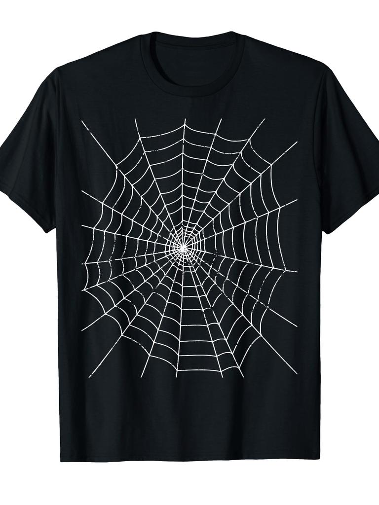 Unisex T-shirt Halloween Spider Web Costume T Shirt T-Shirt
