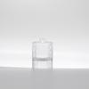 Spot 50ml Vertical Stripe Transparent Spray Perfume Sample Bottle
