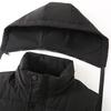 Plus Size S-8XL Winter Sleeveless Jackets for Men Outerwears Hooded Fashion Casual Thick Men's Warm Vests