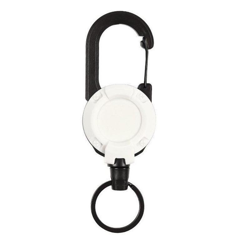 1pc Anti Loss Carabiner,Wire Lua Retractable Carabiner,Outdoor Backpack Keychain
