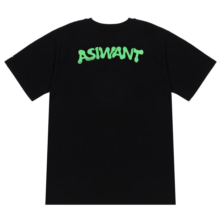 Ejeuaiwon Lightning Want T-Shirt Schwarz