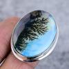 Natural Dendrite Opal Gemstone 925 Sterling Silver Jewelry Ring Size 9 Z5y19