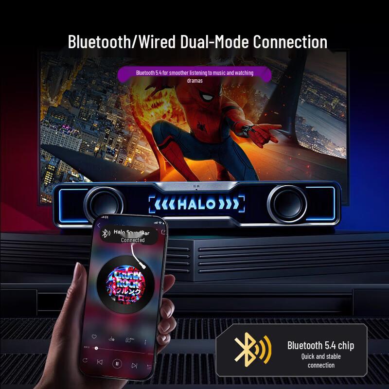 EDIFIER Halo SoundBar Bluetooth 5.4 Computer Speaker