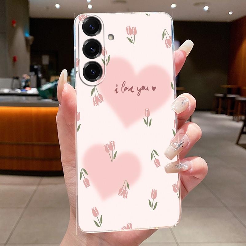 For Samsung Galaxy A17 4G 2025 Case Clear Beautiful Butterfly Flowers Printed Soft Silicone Cover For Samsung A17 A 17 5G Cases