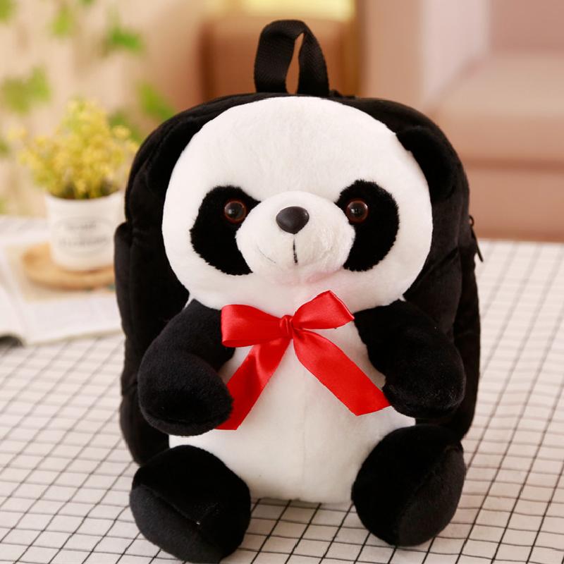 

Plush Fashion Backpack Comfortable Cute Panda Children Holiday Gift Birthday чорний