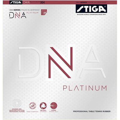 STIGA Tischtennis-Belag, Spanntyp Rückenweich, DNA Platinum XH Red MAX 1712070523