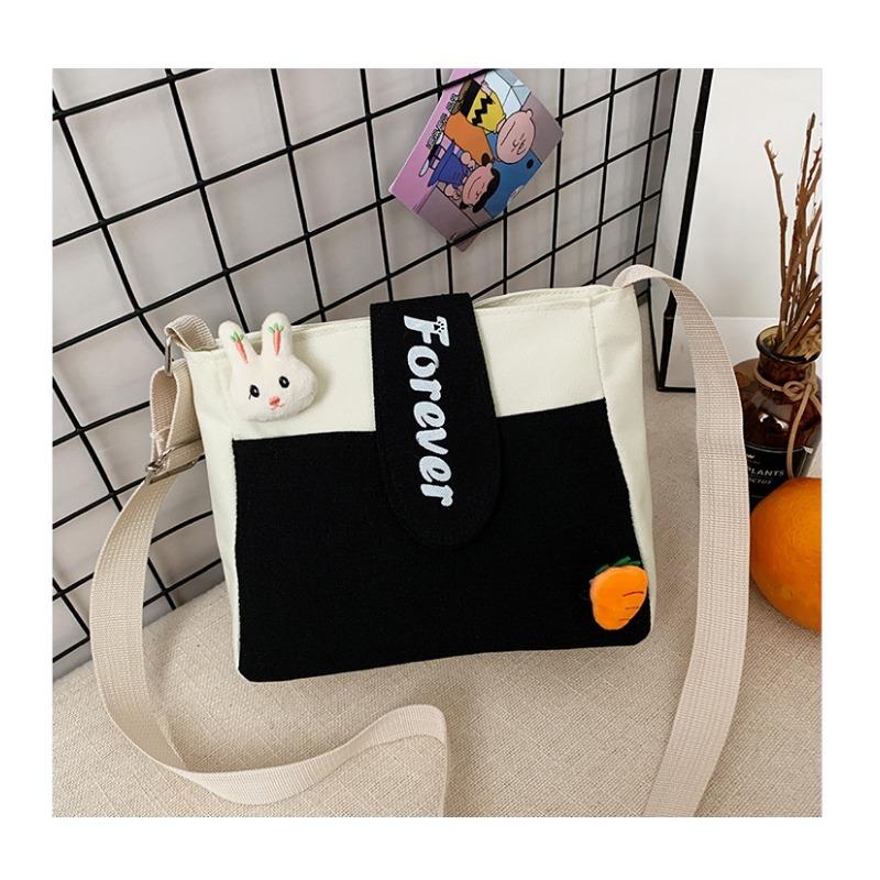 Small Square Bag 2 New Women's Bag Fashionable and Sweet Contrasting Color Shoulder Messenger Bag