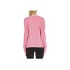 Polo Ralph Lauren Einfarbiger Pullover mit Pony-Stickerei Rundhalsausschnitt Langarm Damenpullover Rosa 211581065-015