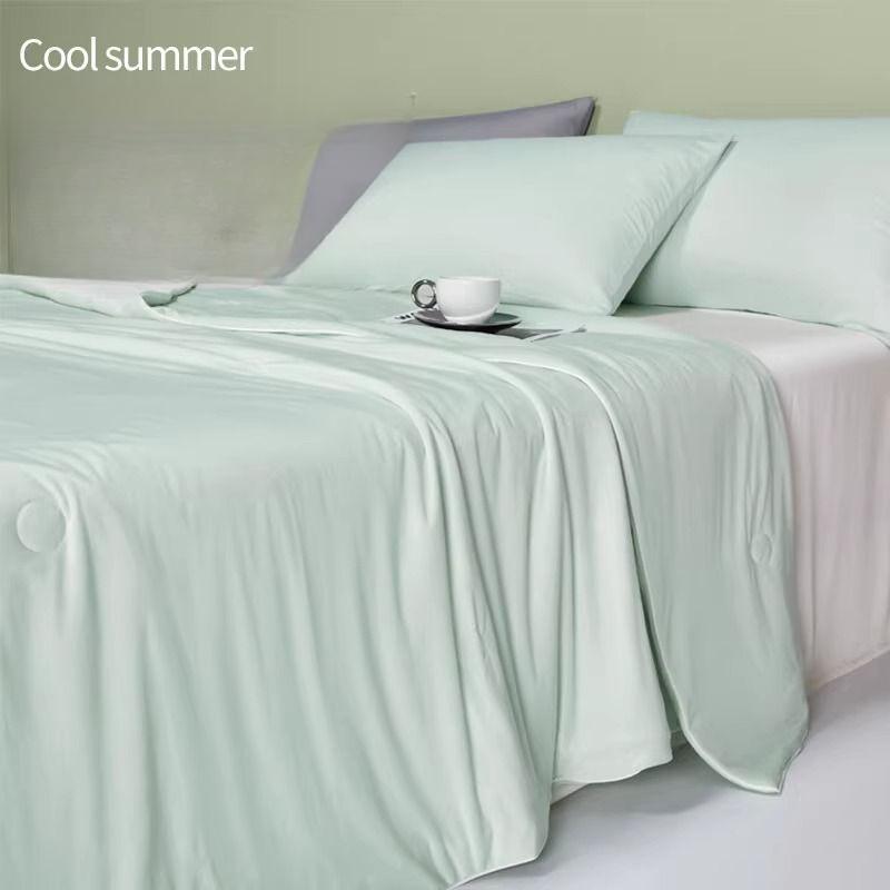 Summer Cooling Machine Washable Air-Conditioning Thin Single Twin Blanket