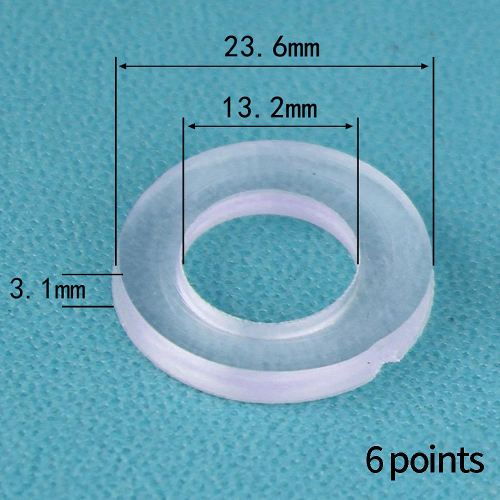 High Quality Tap Washers Parts 4 X 3/4 Inch 50 Pack Hose Rubber Washers Seals Shower Head Transparent Waterproof