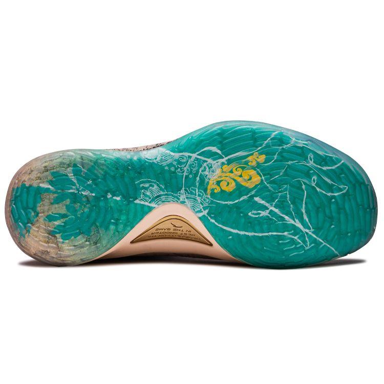 Anta Thompson KT5 Herbal Medicine Special Edition High-Top Basketball Shoes Men Basketball Shoes Brown Green 112021101-10(S-BOX)