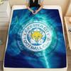 Leicester City Football Club Flanelldecke, Hohe Qualität, Bequem für alle Jahreszeiten, Heimdekoration, Wärme und Komfort