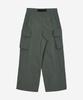 Kallapataleu Nylon Ankle Zipped Cargo Pants - Khaki