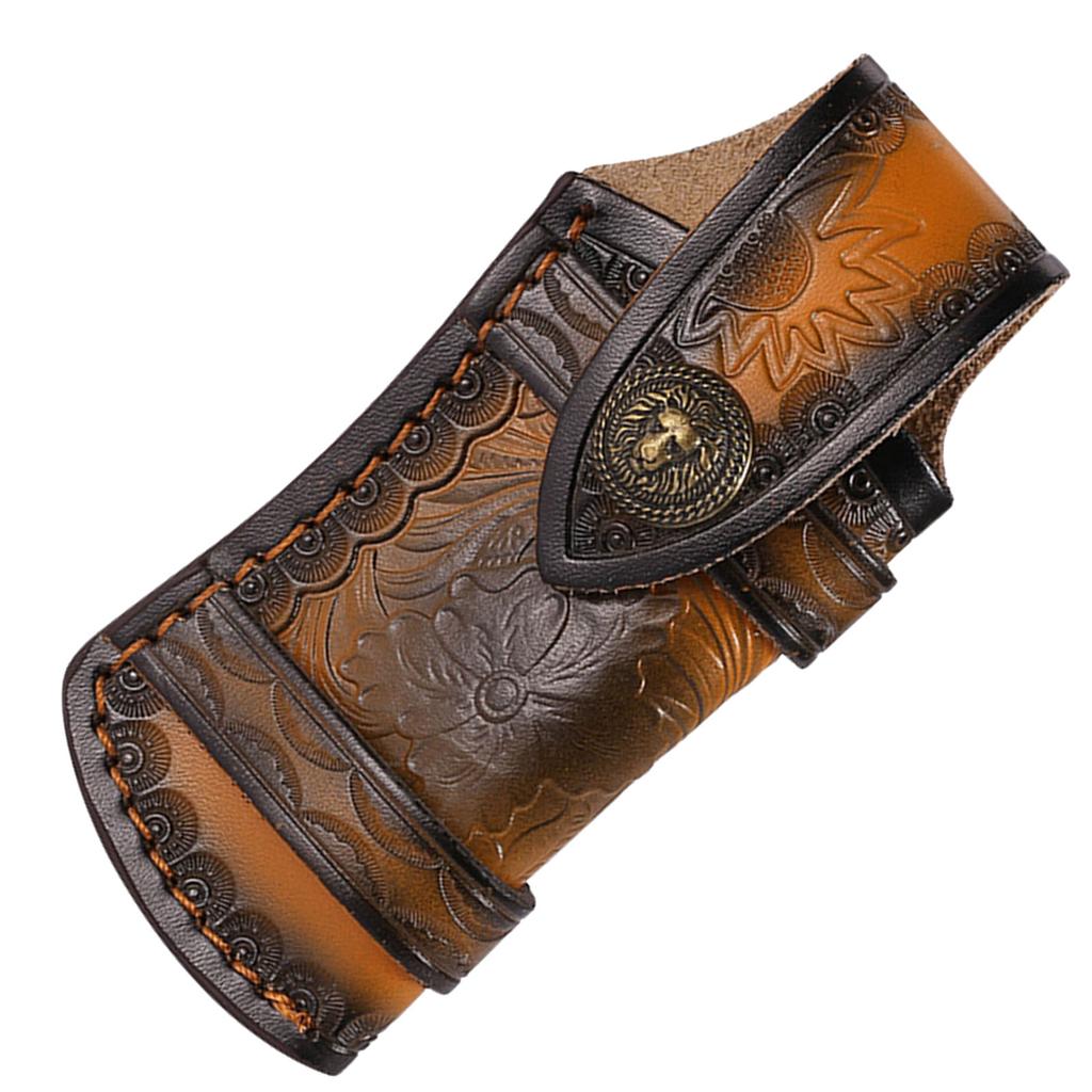 Folding Holster Holster Storage Knife Holster Outdoor Knife Library Scabbard Shell Hanging Waist Sheath for Outdoor BBQ