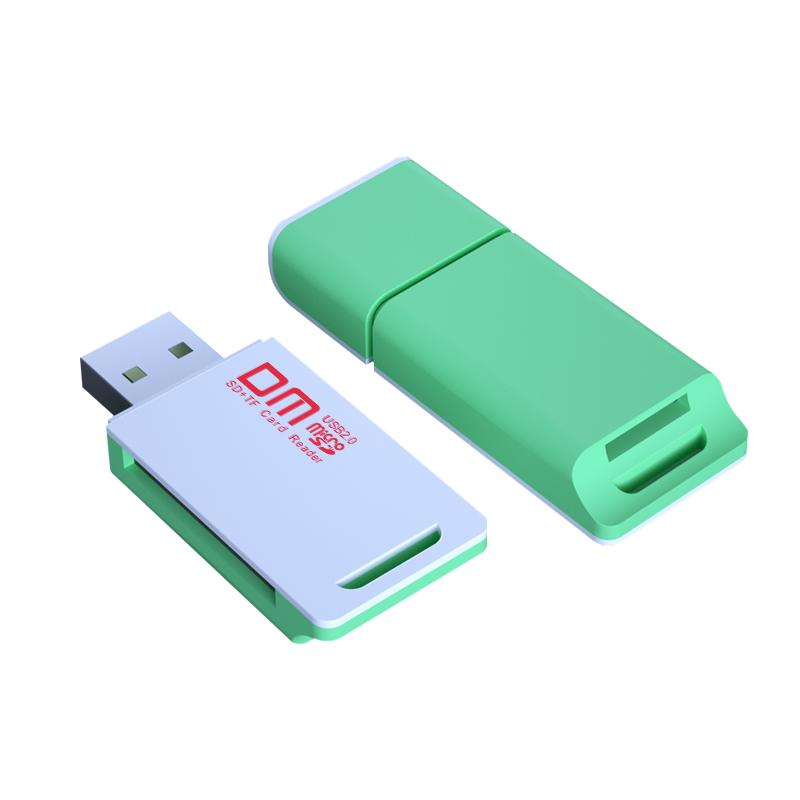 USB2.0 2-in-1 TF/SD Card Reader USB Computer Multi-function Card Reader TF Card Reader CR019