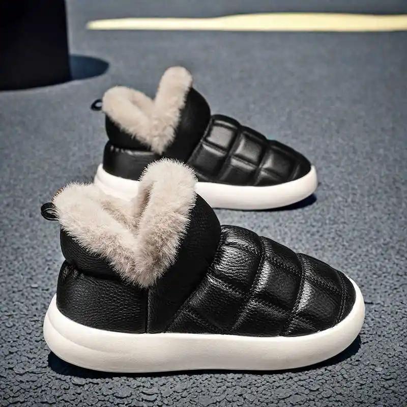 Fashion Snow Boot Synthetic Leather 38 Size Men's Shoes Casual Goods For Men Designer Sneakers For Men Sports Sapatenis Comfortable