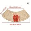 Velvet Non Slip 3D Cobblestone Embossed Bath Mat Absorbent Bathroom Floor Doormat Durable Rug for Home Entryway 1Pcs