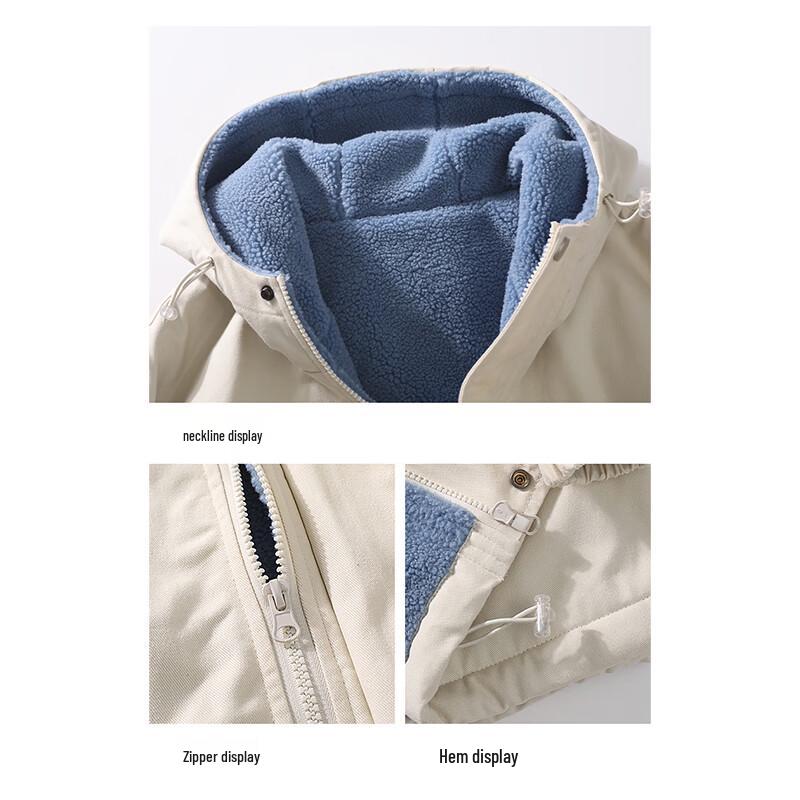 Wassup Sohot Men's Winter Sherpa Lined Padded Jacket