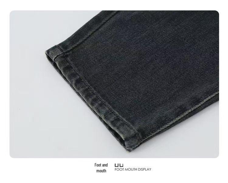 Boys' Stylish Spring/Autumn Jeans - Trendy Casual Long Pants for Medium and Large Kids