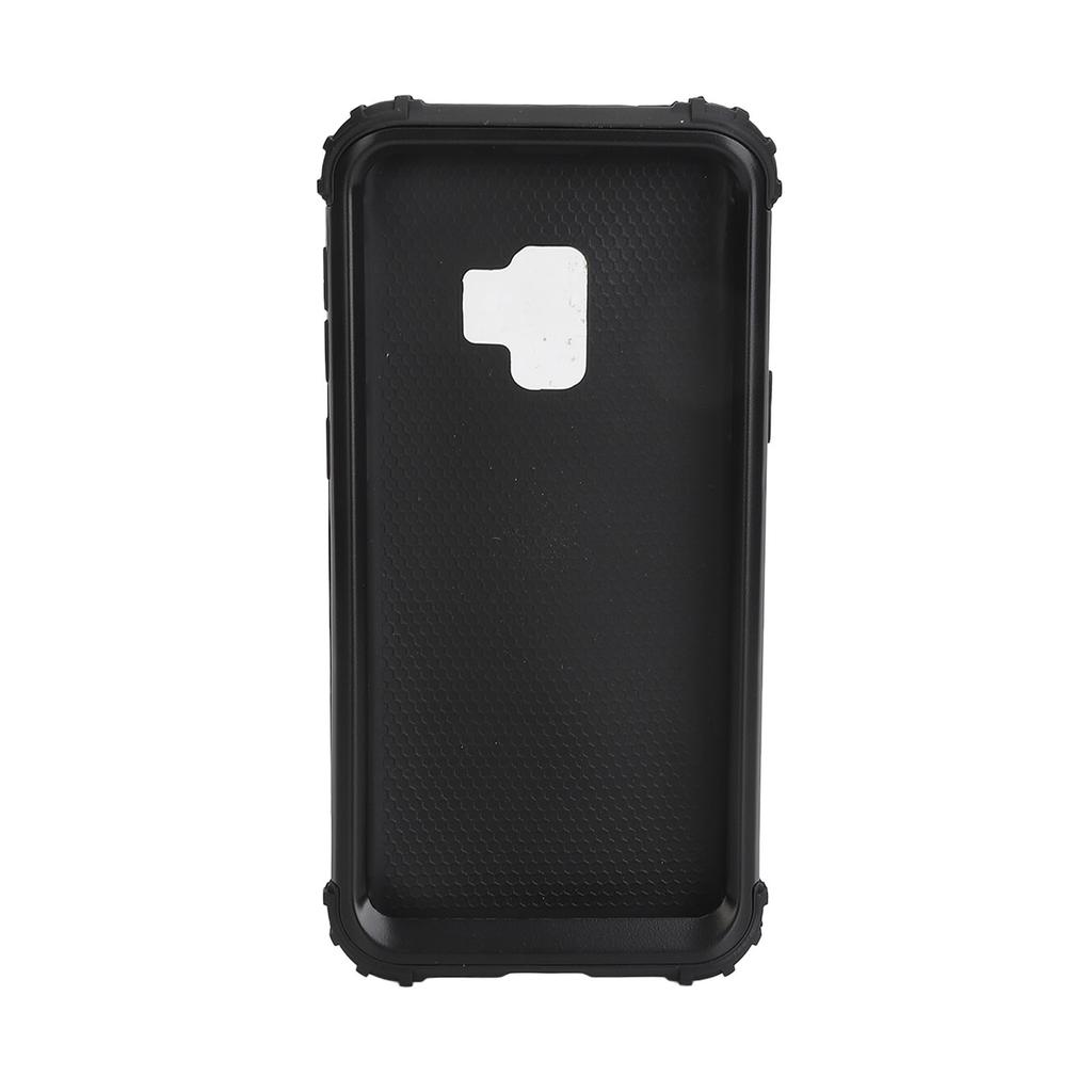 Coque de Téléphone Housse de Protection de Téléphone Silicone PC Absorption des Chocs Anti-Empreintes Digitales Tache Accessoire de Téléphone Minimaliste Noir Pour