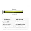 17cm 56 LED COB Car Daytime Running Light, High Brightness, Multi-Color Options, Super Bright