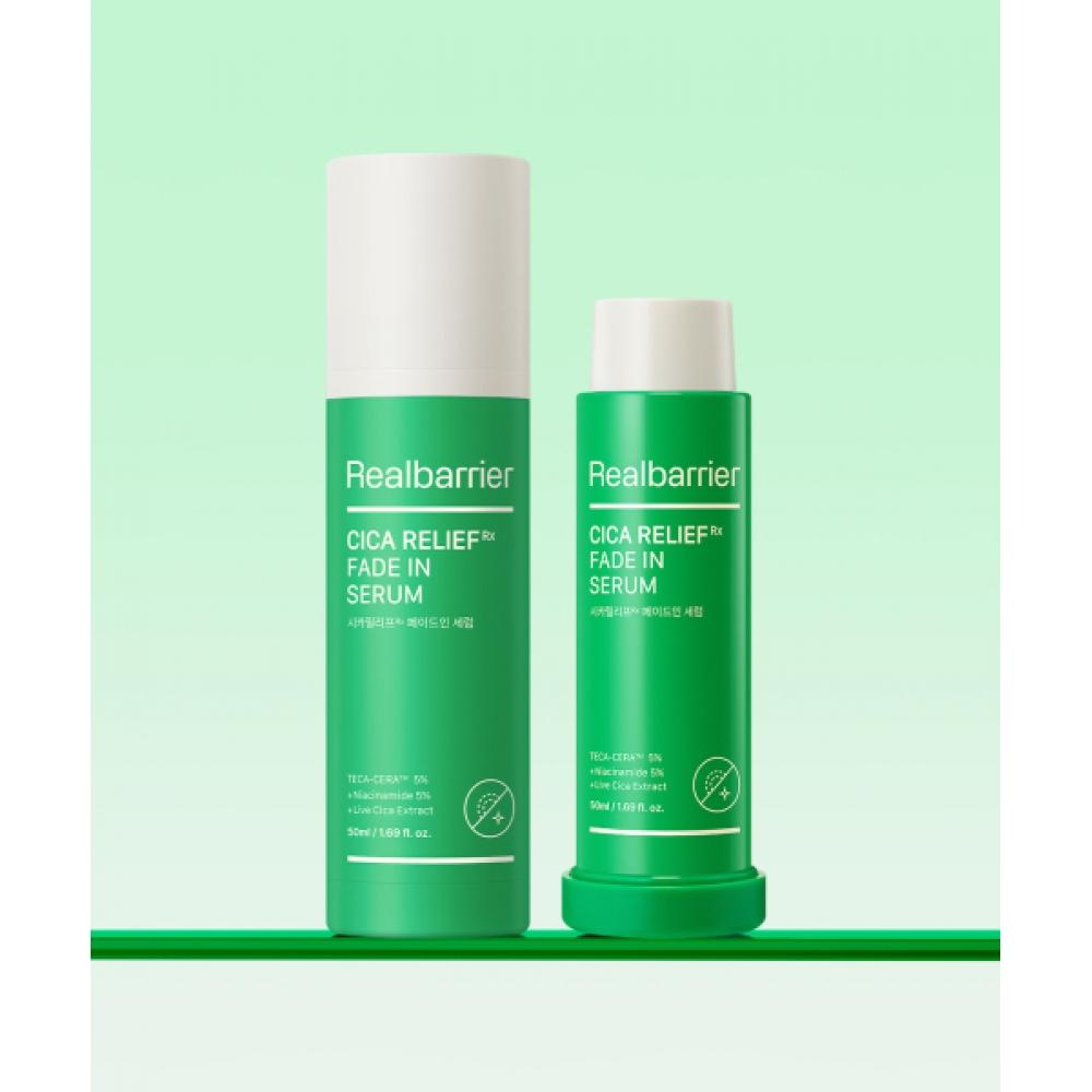 Real Barrier Cica Relief Rx Fade In Serum 50ml  maIn Item+refill NONE