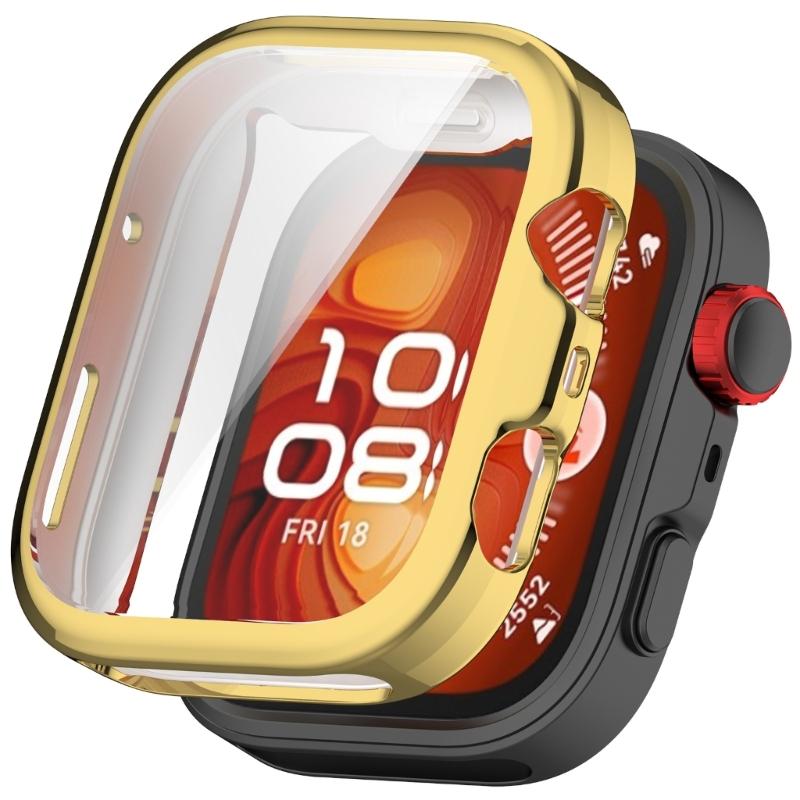 Impact Resistance Sleeve Guard Soft Flexible TPU Protective Cover Full Access To Button for Watch Fit 4 Shock Absorption