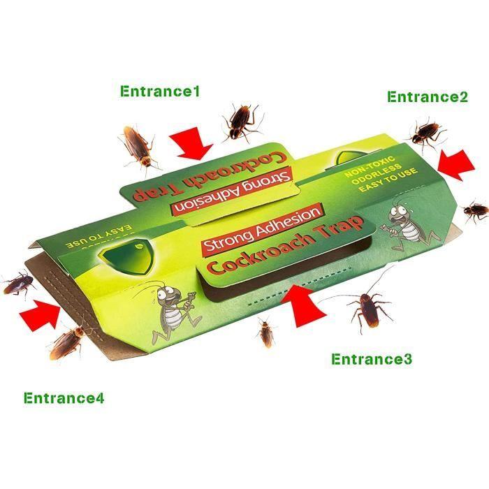 30Pcs Piege Cafard Produit Anti Cafards Puissant Piege a Blatte Cafard Professionnel Collant Piège à Cafards Anti Blattes et Cafards