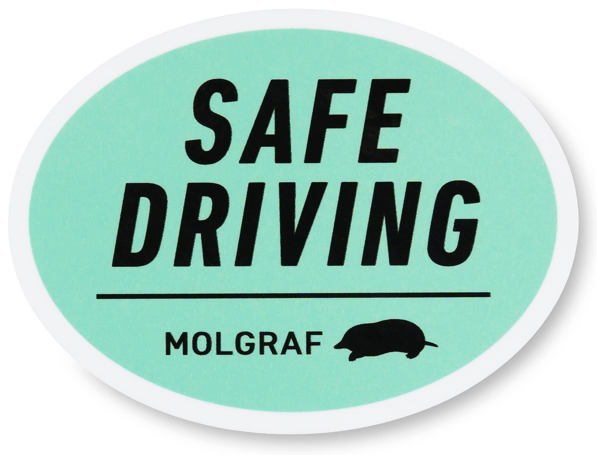 

Наклейка БЕЗОПАСНОЕ ВОЖДЕНИЕ [MOLGRAF] (зеленый)