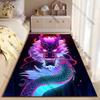 Fierce glowing mythical dragon spirit carpet Yoga living room room decor children's crawling mat doormat area rug games