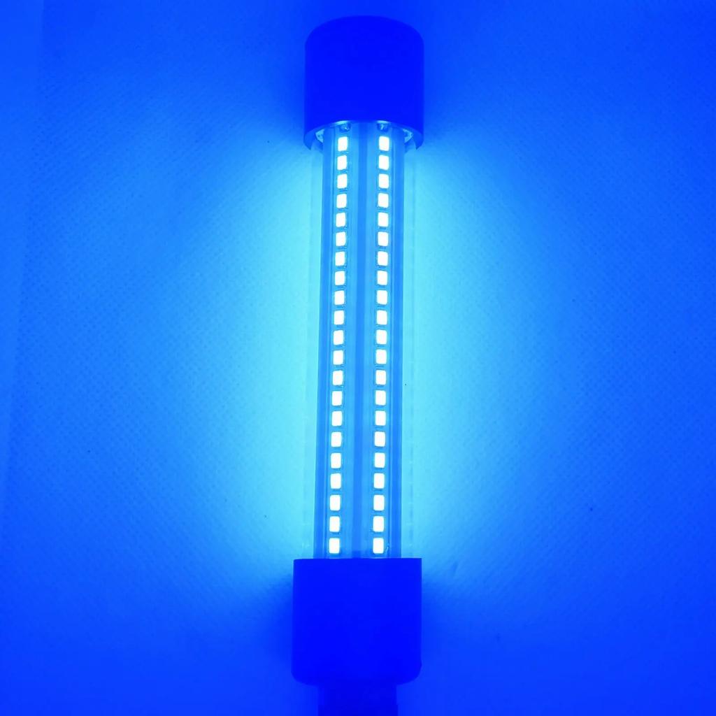 20W Fishing Lure Light With 5M Cord Waterproof Deep Drop LED Fishing Light Fishing Bait Lamp Green Blue Cool/Warm White Light