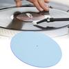 Turntable Mat Transparent Acrylic Reduce Static Dust Noise Record Platter Slipmat for 12 Inch Vintage Record Player