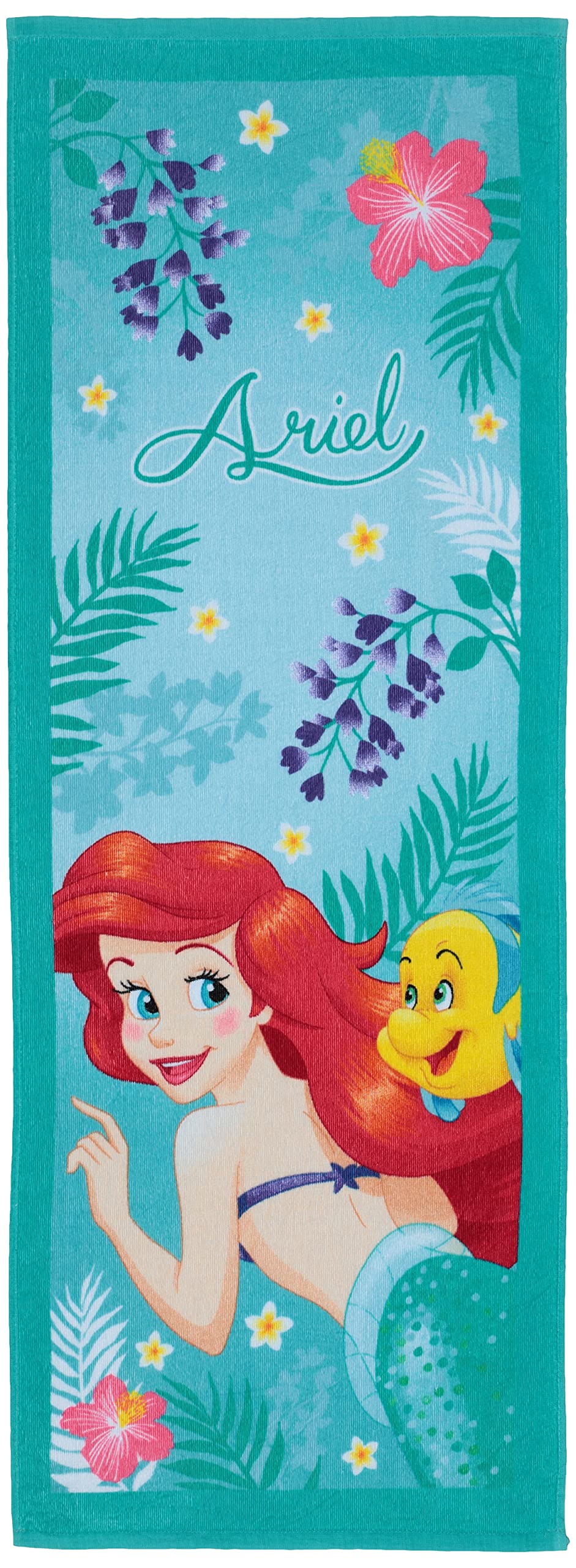 

Полотенце для ванной Marushin Junior, Disney Princess, Русалочка Ариэль, элегантный, цвет морской волны 2125017300 40 x 110 см прибл.