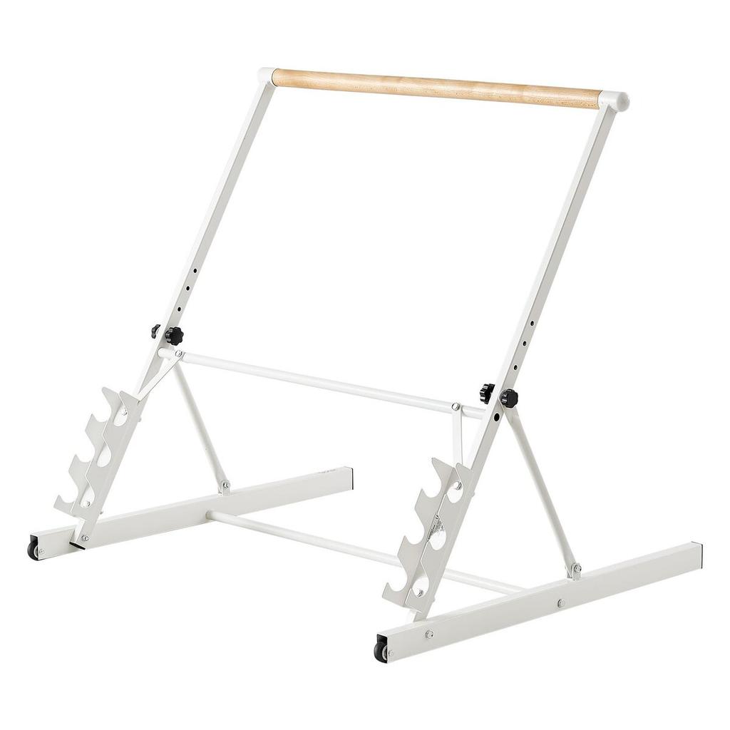 Barra de Ballet, Barra de Ballet Portátil de Pie, Equipo de Ejercicio para Fitness en Casa para Abdominales, Brazos, Fuerza y Cardio, Plegable Fácil de Guardar Estiramiento