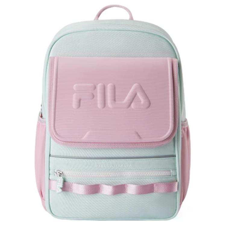 FILA Sports Casual Zipper Backpack Nylon Small Kids Kids backpacks Protein-Green K18B511131F-FTQ Small