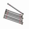8Pcs Aluminium Alloy Link Rod for SCX10 1 10 313mm Wheelbase RC Crawler Car (Titanium Color)