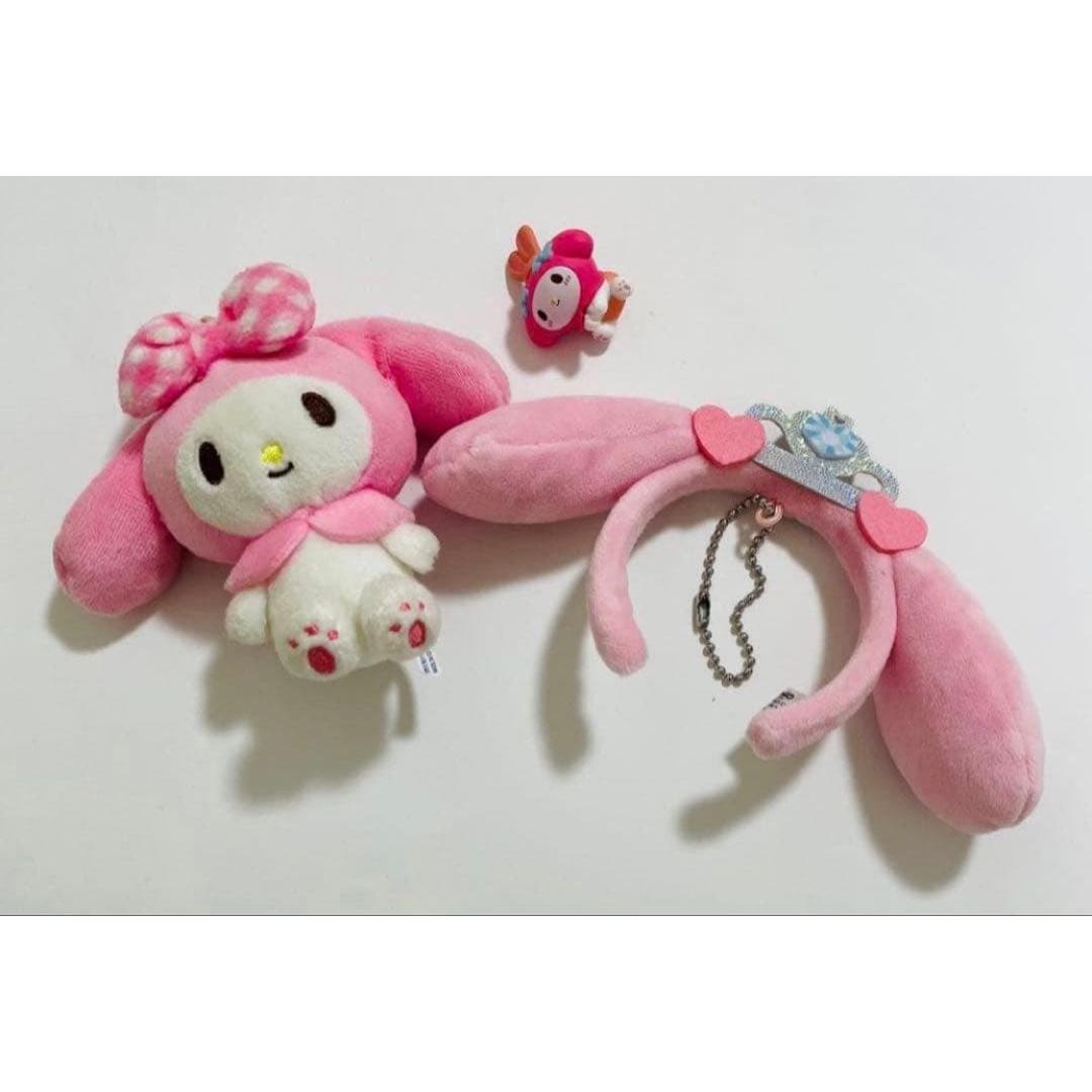 Sanrio My Melody My Melody Mascot Mini Headband Keychain Rabbit