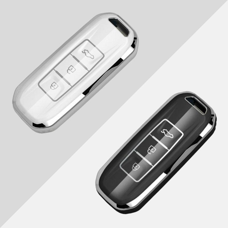 Tpu Car Key Case Holder For Baojun 510 730 360 560 Rs-5 530 630 Wuling Hongguang S Key Cover Protector Shell Car Accessories