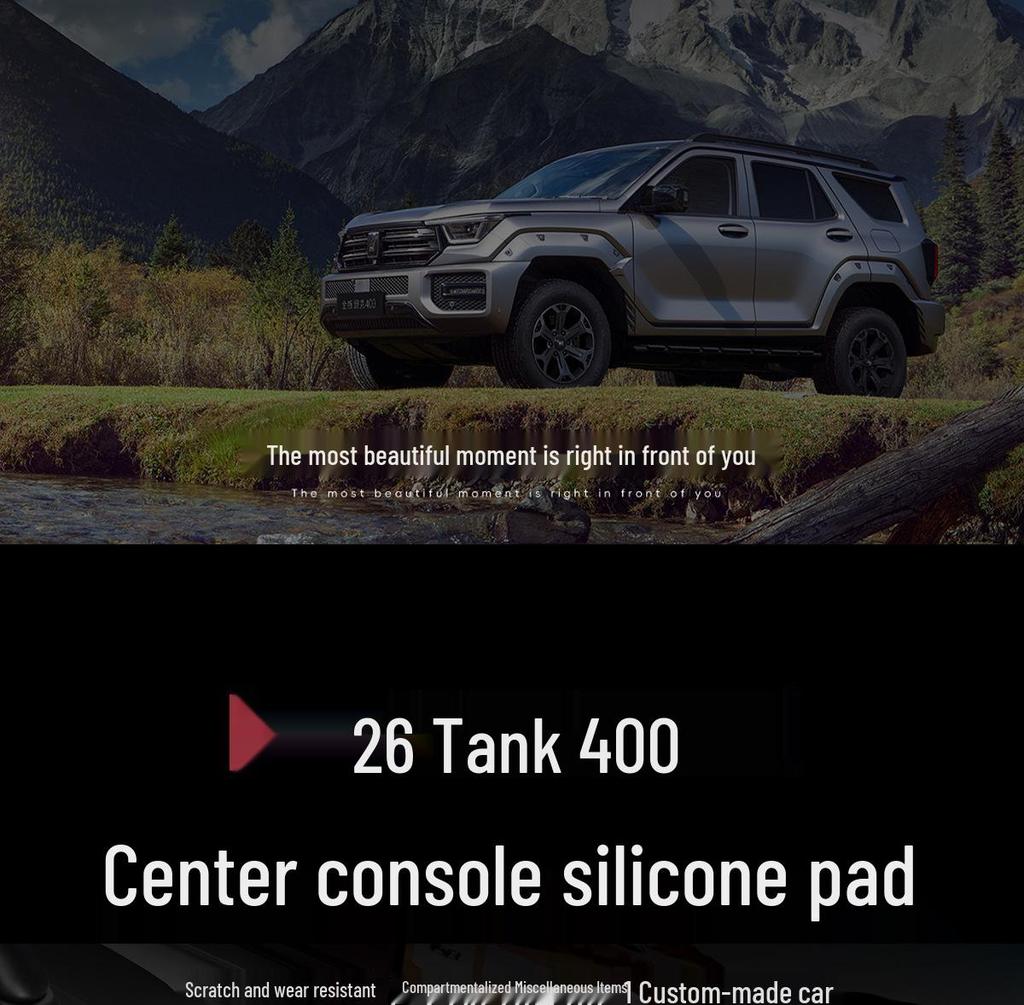 Multi-Functional Storage Mat for 26 Tank 400 Models - Upper Console Panel Accessory