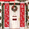 2D Flat, 2D Flat - 2D Flat, 2D Flat - A 2D Flat Banner, Featuring a 2D Cartoon Design for Christmas, Measuring 180Cm by 30Cm (70.8In by 11.8In). It Is