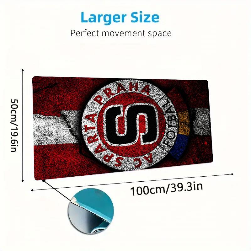 Prague Mouse Pad, Large Gaming Desk Mat, Non-slip XXL Mousepad for Laptop & Tablet, Mini PC Playmat with Stitched Edges
