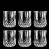 6pcs Creative Whisky Glasses Thick Crystal Wine Brandy Cup Transparent Scotch Drinking Glasses for Bar Accessories Mini Mug