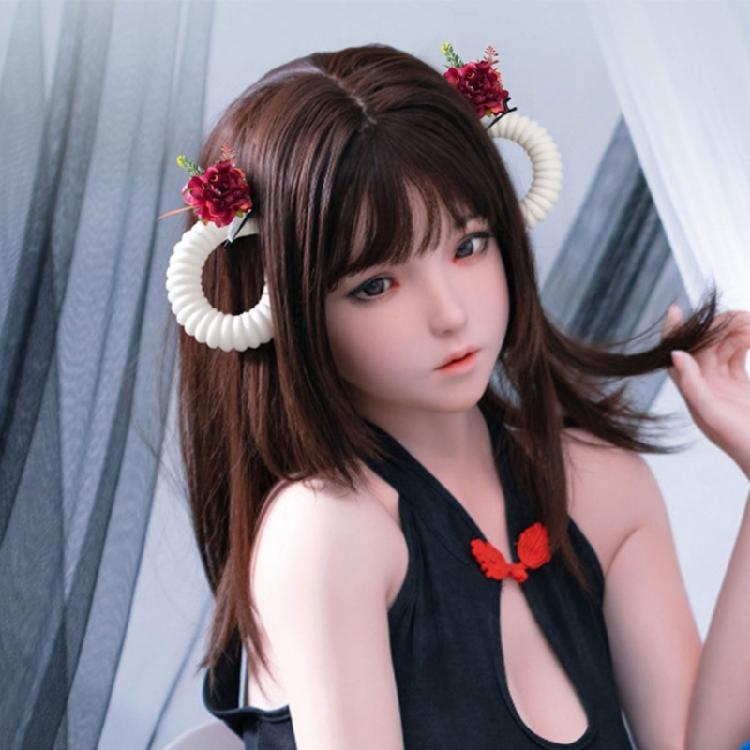 Gothisches Schafhaar-Accessoire Leichtes Design für Halloween-Partys Cosplay-Event Mit Blumenhorn-Detail