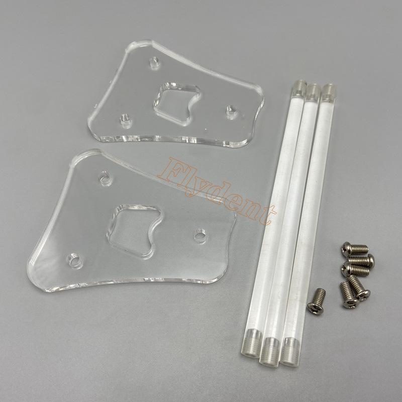 1 Set Dental-Kieferorthopädie-Zangenregal Organizer Acryl-Ständer Halter Pinzetten-Rack Klare Zahnmedizinische Werkzeuge