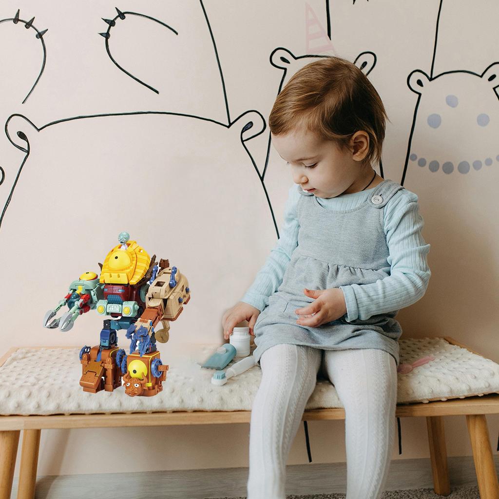 Scene Small Particles Puzzle Toy Block Set