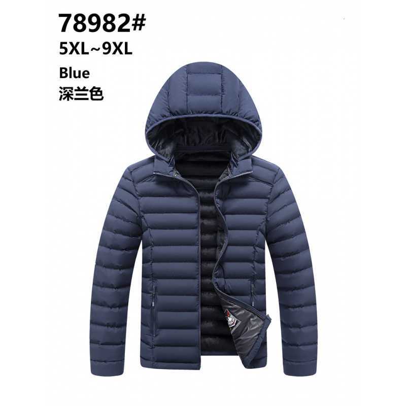 

Повседневная мужская хлопковая куртка с капюшоном, ветрозащитная, зимняя, для ежедневной носки 9XL темно-синий